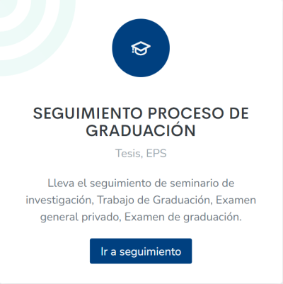 Seguimiento Proceso de Graduación